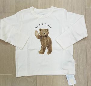 ジェラートピケ ベア くま 長袖 Tシャツ