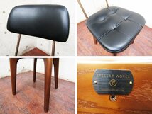 新品/未使用品/STELLAR WORKS/FLYMEe取扱い/Utility Chair U/ユーティリティ チェア U/Neri & Hu/アッシュ/牛革/チェア/168,300円/ft8318m_画像7