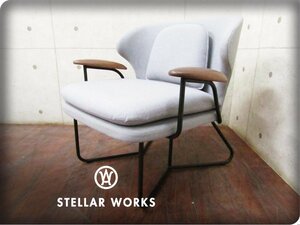 新品/未使用品/STELLAR WORKS/高級/FLYMEe/Chillax Lounge Chair/Nic Graham/ウォールナット材/スチール/ラウンジチェア/421,300円/ft8525k