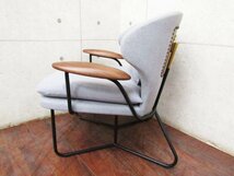 新品/未使用品/STELLAR WORKS/高級/FLYMEe/Chillax Lounge Chair/Nic Graham/ウォールナット材/スチール/ラウンジチェア/421,300円/ft8525k_画像4