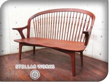 新品/未使用品/STELLAR WORKS/ステラワークス/高級/FLYMEe/GODFATHER DOUBLE CHAIR/sapelli/鄭秀和/2人掛けアームチェア/475,200円/ft8290m_画像1