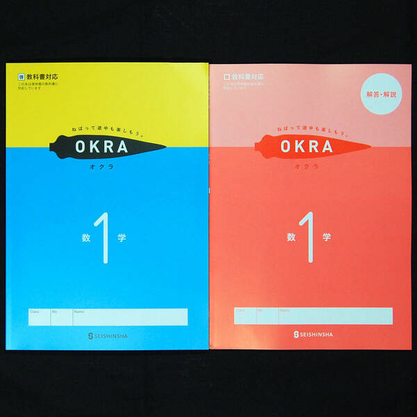 最新版新品 OKRA オクラ １年 啓林館準拠 別冊解答冊子付 正進社 令和6年最新教科書対応 啓林