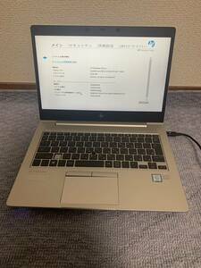 hp EliteBook 830 G5 CPU Corei5- 8350U 1.70GHz メモリ 8GB