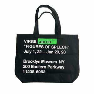 virgil abloh × Brooklyn Museum Figures of Speech tote bag トートバッグ ヴァージル アブロー off white