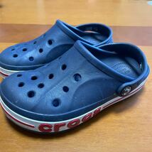 クロックス crocs クロックバンド j1 20cm ネイビー　紺色　キッズ　ジュニア_画像1