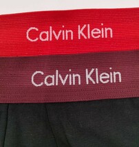 Calvin Klein(カルバンクライン) ローライズボクサーパンツ ブラック×レッド Mサイズ 2枚セット メンズボクサーパンツ 男性下着 NB3055_画像5