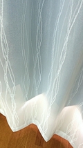 新品 ミラーレースカーテン １００X１７６cm ２枚組 ウェーブロン ホワイト 新生活_画像5