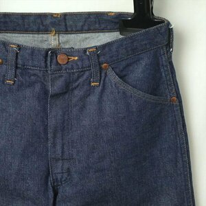 60s70s Vintage WRANGLER Wrangler Denim pants jeans 13MW print tag 33/30 one woshu mint condition 