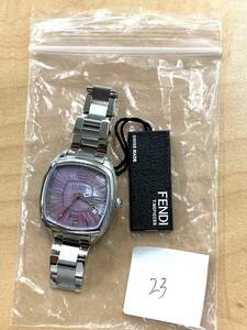 *23 FENDI Fendi MOMENTO lady's watch [ F221037500 ] 0 shop front exhibition goods 