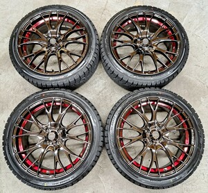 【新品】ウェッズスポーツ SA-20R ホイールタイヤ 2021年製 ヨコハマ アイスガードIG60 195/45R17 スタッドレス 7.0J 100 ヤリス ノート