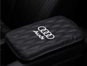 アウディAudi A3A4A6A7A5A1Q3Q2Q7Q5S5R8Q8A8S3S4S6S8Q6S7 用 アームレストカバーレザー カバー アクセサリー アームレストカバー ブラック