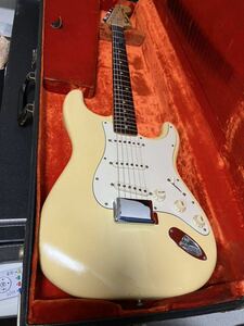 希少！ビンテージ！1973年製 Fender stratocaster フルオリ　オリンピックホワイト　コレクターズアイテム　サウンド抜群！入札制限あり