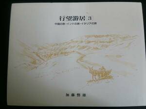 Art hand Auction 行望游居(3)中国の旅･インドの旅･イタリアの旅 加藤盤雄, 絵画, 画集, 作品集, 画集