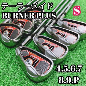 TAYLORMADE BURNER PLUS 7本　FLEX S 男性　右利き