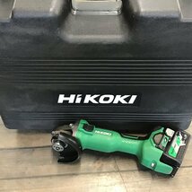 【中古品】★ハイコーキ(HIKOKI ※旧:日立工機) 100mmコードレスディスクグラインダ G3610DA(XP)_画像2