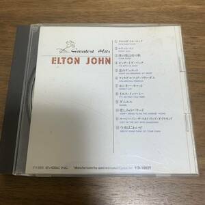 激レア！CD アルバム ★ ELTON JOHN Greatest Hits CD821
