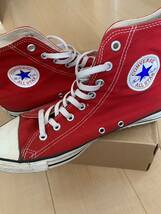 CONVERSE USA製 アメリカ コンバース オールスター ALLSTAR MADE IN USA コンバースオールスター レッド 赤 ハイカットビンテージ US10_画像1