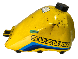 SUZUKI　TS50　SA11A　水冷　規制前　初期型　ガソリンタンク　燃料タンク　キャップ付　組み換え　補修ベースにも（中古）2381-K8280