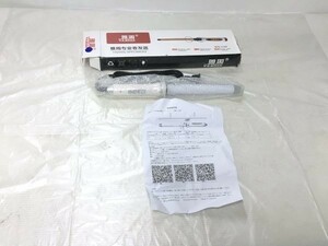 O2-069■YAZHOU 雅周 ヘアーアイロン 120℃～220℃ 美容機器 A288 (ホワイト/家庭用/50Hz/220V) ■未使用・アウトレット品