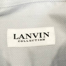 LANVIN COLLECTION ランバンコレクション ボタンダウンシャツ コットン リネン 長袖 L グレー メンズ A10_画像8