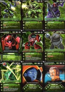 ガンダムウォー(米国版) NOW AND FOREVER 緑 UC C G 27枚 GUNDAM WAR COLLECTIBLE CARD GAME ジオン公国