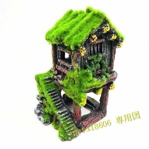  scenery old manner underwater house aquarium objet d'art aquarium aquarium ornament aquarium equipment ornament ornament interior aquarium decoration breeding 