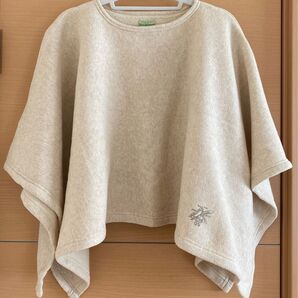 裏起毛 ポンチョ 8分袖 スウェット ゴートゥーハリウッド