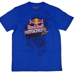 Alpinestars RedBull Motocross アルパインスターズ レッドブル モトクロス カメル Tシャツ（ブルー） (L) [並行輸入品]