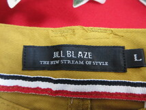 【AS9/クリ】JILL BLAZE/ジルブレイズ　メンズ　パンツ　ズボン　黄土色　Lサイズ_画像3