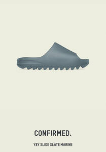 adidas YEEZY Slide Slate Marine 27.5cm 未使用新品 国内正規品 ID2349　アディダス イージー スライド スレート マリーン サンダル