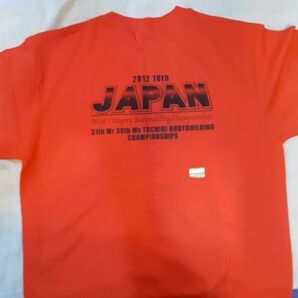 ボディビル試合会場販売品　出場選手記念品 Tシャツ　日本クラス別　未使用