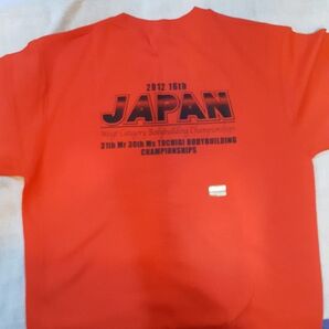 ボディビル試合会場販売品 出場選手記念品 Tシャツ 日本クラス別 未使用