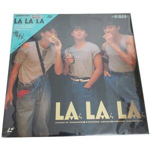 【少年隊廃盤LD放出】少年隊「LA LA LA − 少年隊 in L.A.」（1986年）未開封