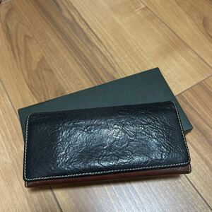 【1061】長財布 革財布　レザー　ブラック　ブラウン　箱付き　ジャンク品