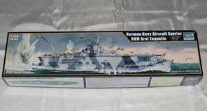 未開封 未組立て 新品 トランぺッター 1/350 ドイツ海軍 航空母艦 グラーフ・ツェッペリン ( 空母 ビスマルク 赤城 加賀 瑞鶴 翔鶴 飛龍