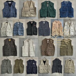 20着 アウトドアベストMIX Men's M~L ユーロ古着 US古着 フィッシング ハンティング 検品済 SRC古着卸 アソート まとめ売り 仕入れ 卸売り