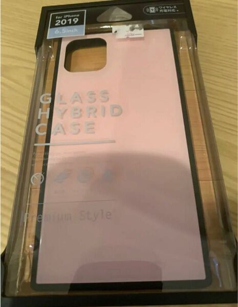 GLASS HYBRID CACE ピンクiPhone11Pro Maxスマホケース