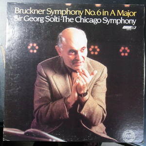 アナログ ● SIR GEORG SOLTI （cond）THE CHICAGO SYMPHONY /BRUCKNER SYMPHONY NO.6 ～ CS7173