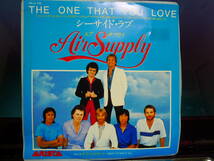 アナログ 7INCH EP●AIR SUPPLY/ THE ONE THAT YOU LOVE c/w I WANT TO GIVE IT ALL ～ 7RS-23_画像1