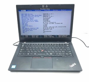 NT: 【lenovo】ThinkPad L480 Core i5-8250U 1.60GHｚ/メモリー8GB　ノートパソコン