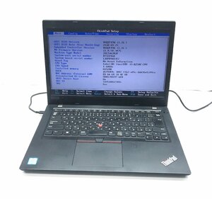 NT: 【lenovo】ThinkPad L480 Core i5-8250U 1.60GHｚ/8GB/　ノート　ジャンク