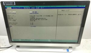 AL: 東芝　D61/PBS Corei7-4710MQ 2.50GH/ 4GB / 2000GB ブルーレイ　無線　一体型