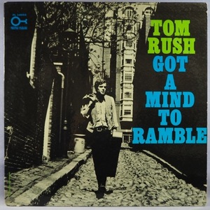 ■PRESTIGE FOLK!厚盤片面溝!★TOM RUSH/GOT MIND TO RAMBLE★オリジ!■