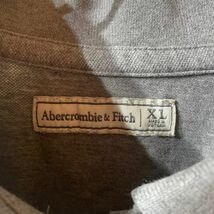 [KWT4030] Abercrombie&Fitch ポロシャツ レディース グレー XL ポス_画像5