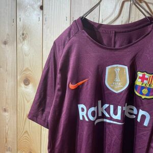 [KWT4138] NIKE ナイキ 半袖Tシャツ メンズ ワインレッド ポス