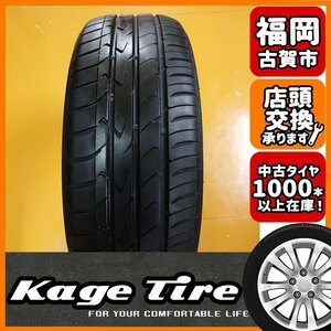 N-1052【中古タイヤ】215/60R16 TOYO TRANPATH mpZ 8分山×1本 ヴェゼル エスティマ マークXなど【福岡 店頭交換もOK】