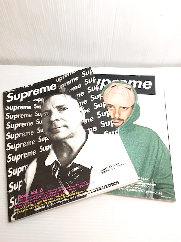 最安値級価格 Supreme Book ムック 本 コンプリート 6冊 全ステッカー