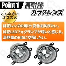 フォグランプ ユニット 210系 クラウン GRX 130系 マークX 純正交換タイプ HID/LED 対応 強化 ガラス H8/H11/H16 防水 互換品_画像2