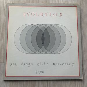 San Diego State University Jazz Ensemble Evolution 2LP レコード　funk rare groove 自主