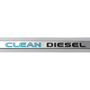 【三菱純正】 海外仕様 CLEAN DIESEL クリーンディーゼル リア エンブレム 7415A590 エクリプスクロス GK9W パジェロ V98W デリカ D:5 CV1Wの画像2